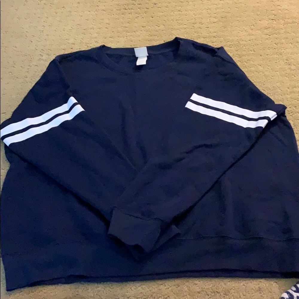 navy crew neck never worn